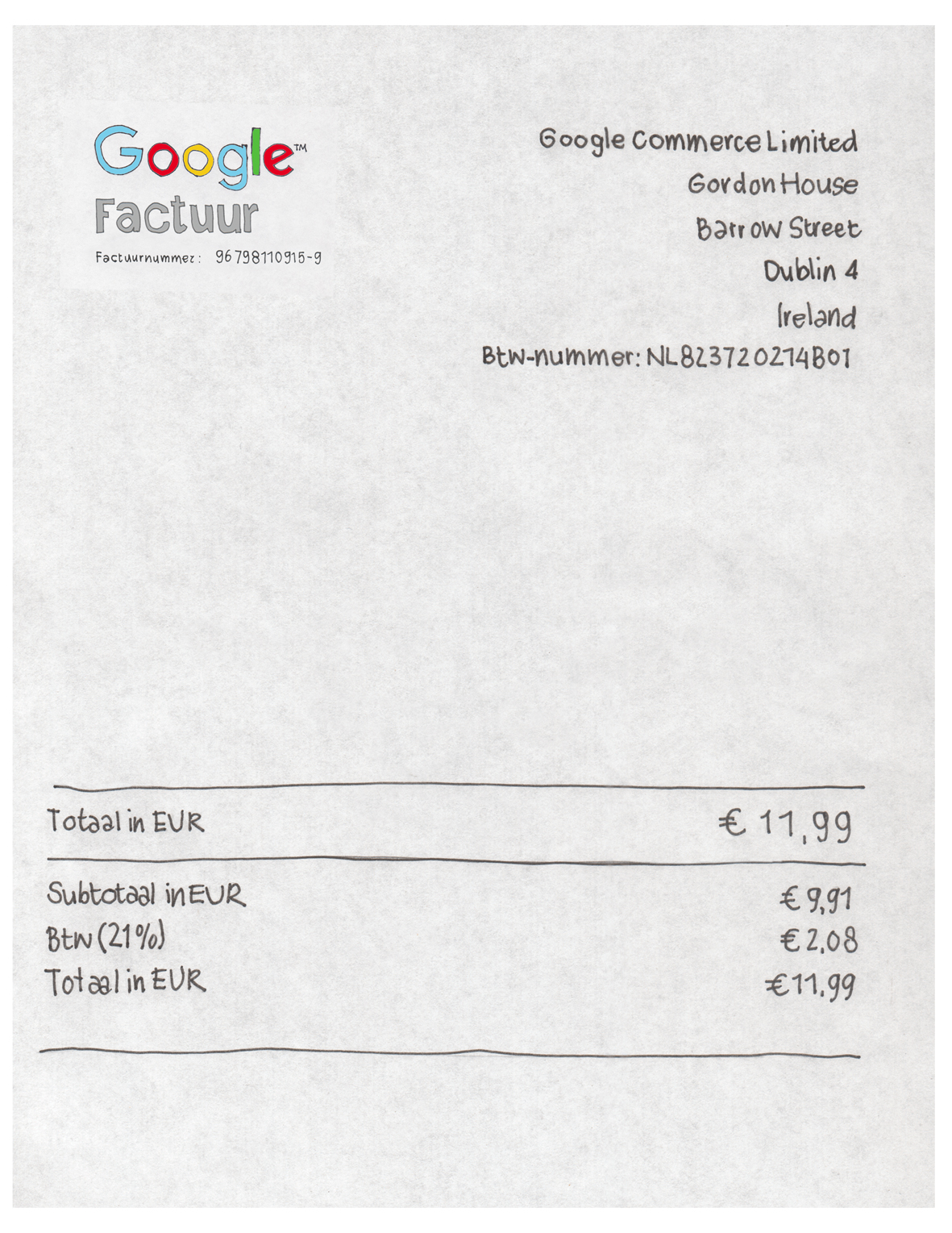 wenselijk Botsing Duidelijk maken Kun je de BTW van Googlefacturen terugvragen als voorbelasting?